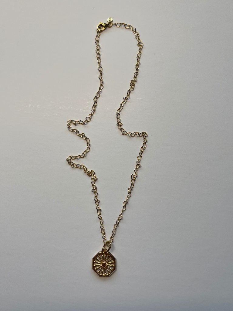 Pandora Heart Chain And Reversible Pendant